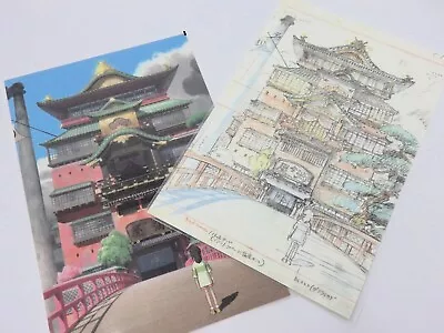 Studio Ghibli Spirited Away W/ Postcard Original Picture Art Cel Layout Mint • $79.98