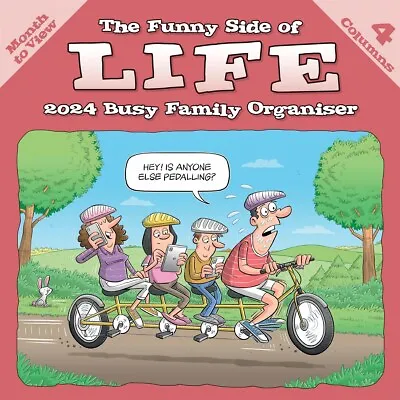 Funny Side Of Life Family Organiser 2024 - Humour - Month To View • £7.48