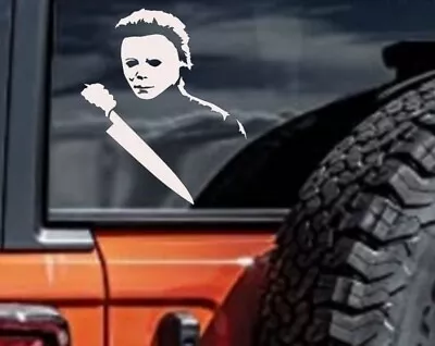 Michael Myers With Knife Vinyl Decal Sticker Halloween Horror  • $3.45