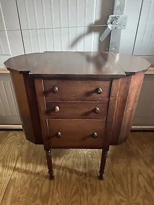Vintage/Antique Mahogany Martha Washington Sewing Cabinet Stand Table • $390