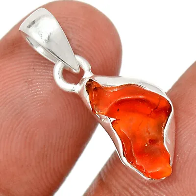 Natural Mexican Opal Rough 925 Sterling Silver Pendant Jewelry CP30508 • $14.99