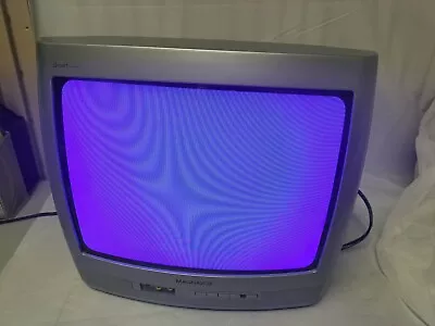 Philips Magnavox 13  CRT TV Great For Retro Gaming Tested A/V Front Inputs • $69.99