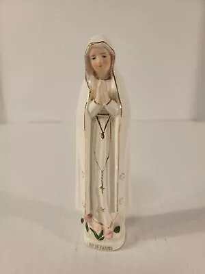 Vintage Sanmyro Lady Of Fatima Figurine Statue • $48