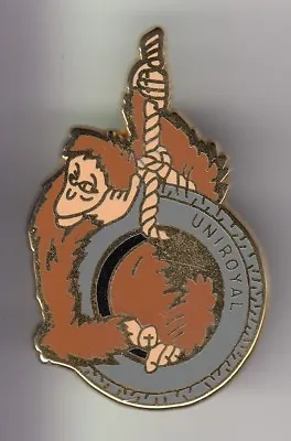 Rare Pin's Pins.. Car Tire Tyre Uniroyal Mascot Monkey Game ~c9 • $5.32