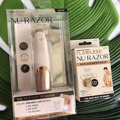 Finishing Touch Flawless NU Razor Shaver & Blade Duo Pack • $95