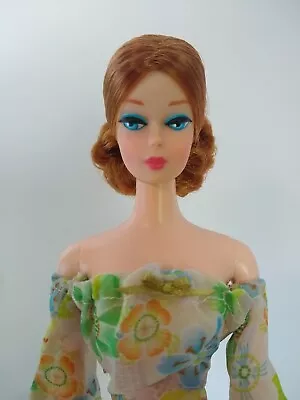 Custom Reproduction Vintage Barbie Reroot Head -Redhead Curly  • $35