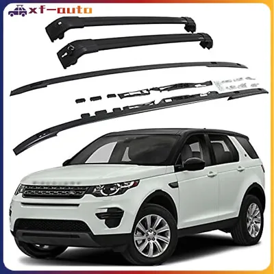 4PCS Roof Rack Rails Crossbar Fit For Land Rover Discovery Sport 2015-2023 Black • $544.45