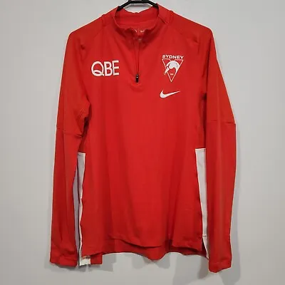 Sydney Swans Nike Womens Half-Zip Training Long Sleeve Top Size Medium Brand New • $79.95