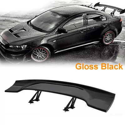 Universal 57 Inch Adjustable JDM Trunk Spoiler Wing GT Style Gloss Black ABS • $117.31