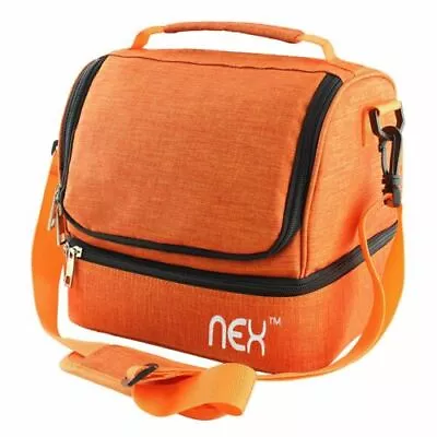 Insulated Lunch Bag Adult Lunch Box For School Men Women Kids Leakproof Orange • $5.89