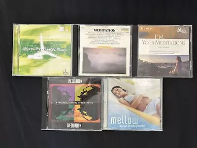 Lot Of 5 Albums Meditation Music For Active Yoga Meditation On Audio CD • $11.52