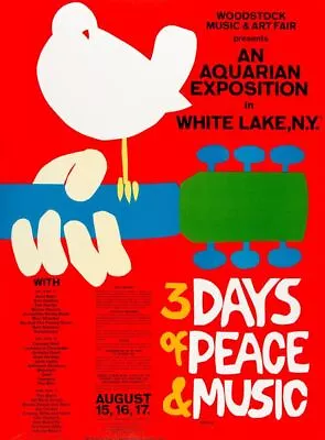 £0.99 • Buy 1969 Woodstock Festival Vintage Music Concert Print Poster 2 | A4, A3, A2, A1