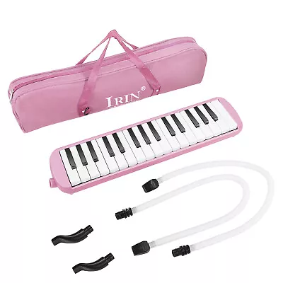 Melodica 32 Key (Pink) Pianica Blow Piano Keyboard W/ Bag 2 Tube & 2 Short Kit • $24.99