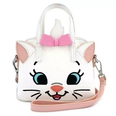 Loungefly Aristocats Marie Micro Dome Satchel Bag Purse White Brand Cosplay NEW • $159.95