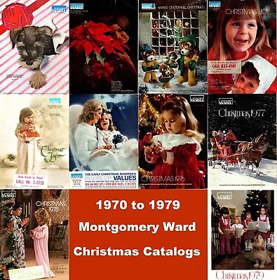 Vintage Montgomery Ward Christmas Catalogs On USB Flash Drive (1970-1979) • $69.99