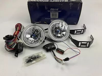 Pilot NV362W 4-1/2in. Fog Light Lamp Kit With 7 Color Accent Ring & Wiring • $34.99