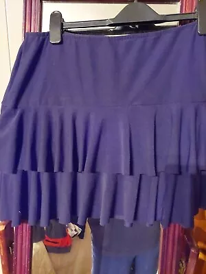 £3 • Buy Black Rara / Frilled Tier Skirt 14-16.....please See  Photos..stitching Needed
