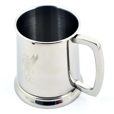 £19.99 • Buy Liverpool FC Glass Base Stainless Steel Pint Tankard LFC Gift Boxed Brand New
