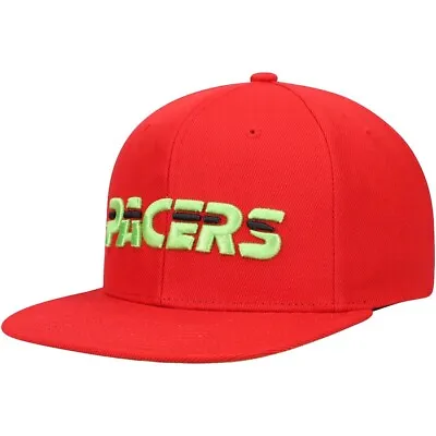 Mitchell & Ness Indiana Pacers Reverse Grinch Men’s Snapback Hat Cap NEW • $25.49