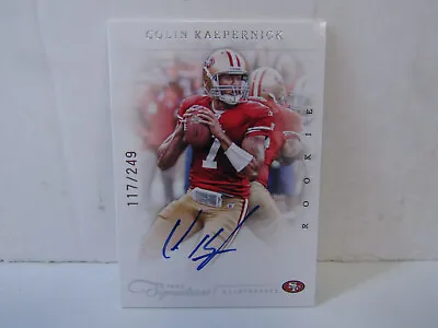 2012 Panini Prime Signatrues Colin Kaepernick On Card Auto RC /249 49ers • $69.99