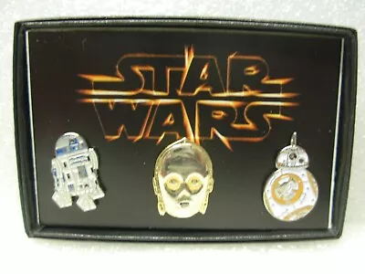 Star Wars Android Pin Badges  Gift Set. Assorted Designs. R2D2. BB8. C-3PO • £6.25