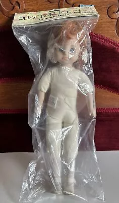 Vintage Soft Sculpture 14” Doll 100% Cotton Muslin & Poly Stuffed New! • $16.99