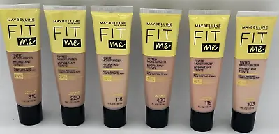 Maybelline New York Fit Me Tinted Moisturize- Choose Your Color- Pack Of 2 • $12.99