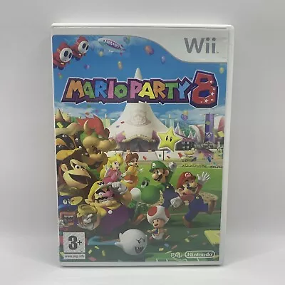 Mario Party 8 Wii 2007 Party Compilation Nintendo G Rating VGC Free Postage • $51.95