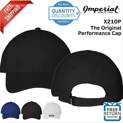 $18.99 • Buy Imperial Mens The Original Performance Cap Hat Six-Panel Low-Profile X210P