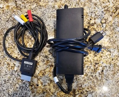 $19.99 • Buy OEM Genuine Microsoft Xbox 360 S Slim AC Adapter Power Supply & AV Cable Cords