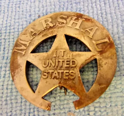 Vintage   I.T United States Marshal Badge • $10.41