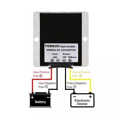 DC24V To DC12V 30A Step Down Power Supply Converter Regulator Module Waterproof • $20.89