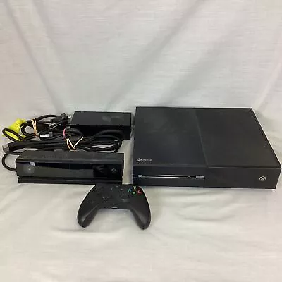 Xbox One Console W/Power Supply Controller & Kinect *TESTED* (5D) MO#8761 • $13.50