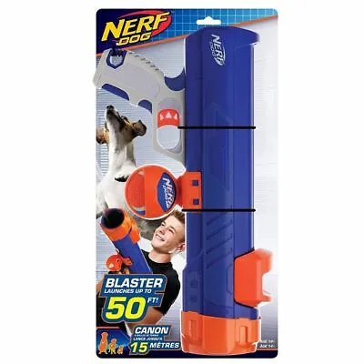 £24.49 • Buy Nerf Pet Dog Tennis Ball Blaster Gun 50ft Launcher Thrower Fetch Toy Supplies