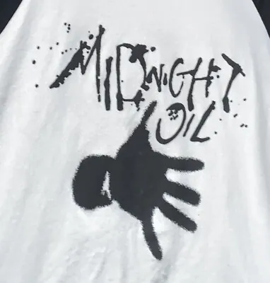 Midnight Oil T Shirt 80s Rock T Shirt New Wave T Shirt Mens Med Concert T Shirt • $10.76