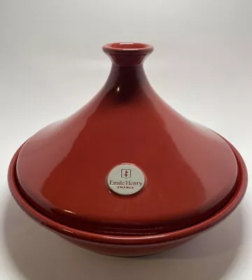 Emile Henry France 55.32 Flame Moroccan Tagine Red • $49.99