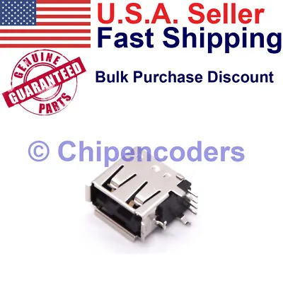 $1.49 • Buy USB Type-A Female Socket Connector PCB Mount Vertical Up-Right Board Space Saver