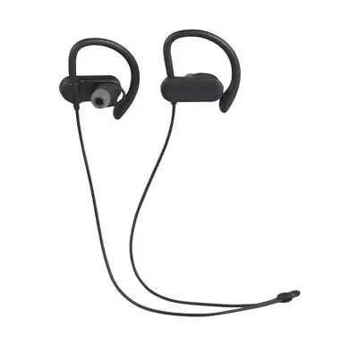 BLACKWEB Wireless Sports Ear-Hook IPX4 Water-Resistant Headphones (Black) New • $27.88