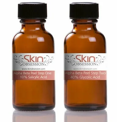 40% Alpha Beta Peel Kit ~Skin Obsession~Reduces Age Spots Fine Lines & Wrinkles • $41.99