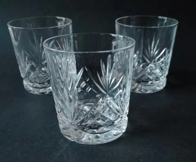 £13.95 • Buy EDINBURGH CRYSTAL INTERNATIONAL EMBASSY OLD FASHIONED/WHISKY TUMBLERS X 3