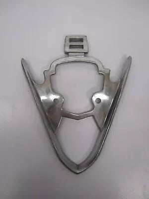 Vtg 1950s 1952 Ford Super V8 Rear Emblem Ornament Chromed Denton Hassell #779 • $29.95