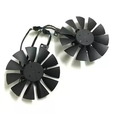 2pcs VGA Fan GTX 1070/1060 For Asus Dual GTX1060 GTX1070 4Pin Graphics Card Fan • $21.14