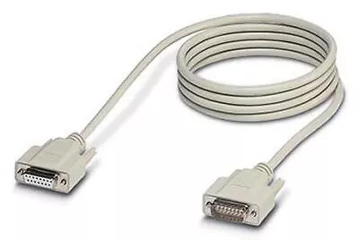 1 X Phoenix Contact 5m 15 Pin D-sub To 15 Pin D-sub Serial Cable • £34.99