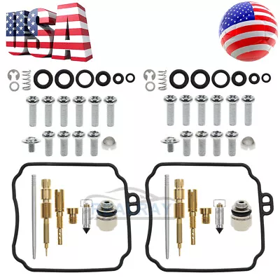 $35.98 • Buy For 1998-05 Yamaha Xvs65a V-star 650 Classic Carburetor Gaskets Jets Rebuild Kit