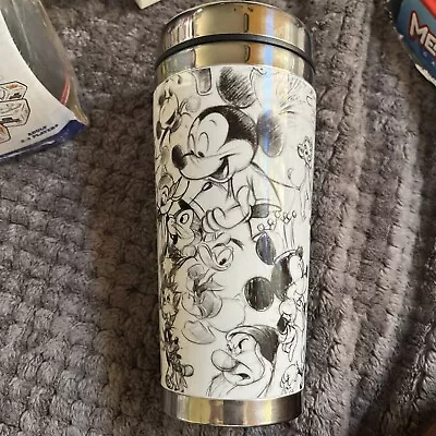 Disney World  /  Mickey Mouse And Friends /  Tumbler Mug / Sketch Drawing / • $18