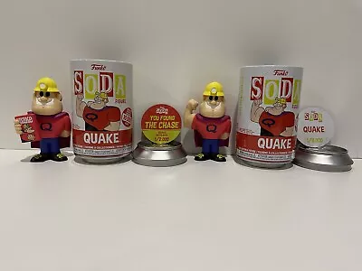 Funko Soda Quake CHASE & Common LE 1/2000 & 1/8000 VAULTED/RETIRED Ad Icons • $119.99