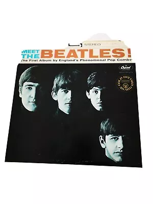 THE BEATLES MEET THE BEATLES 1st USA APPLE/CAPITOL STEREO ST-2047 • £46