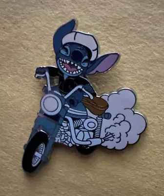 Disney Pin Stitch Riding Motorcycle Retired • $10.50