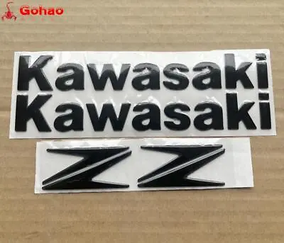 Black Z Set Fuel Tank Fairing/Fender Badge Emblem Sticker For Ninja Z Universal • $15.99