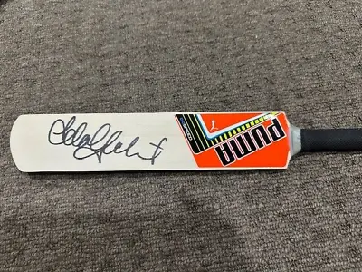 Cricket Australia ADAM GILCHRIST Signed Autograph Mini Cricket Bat Genuine • $180